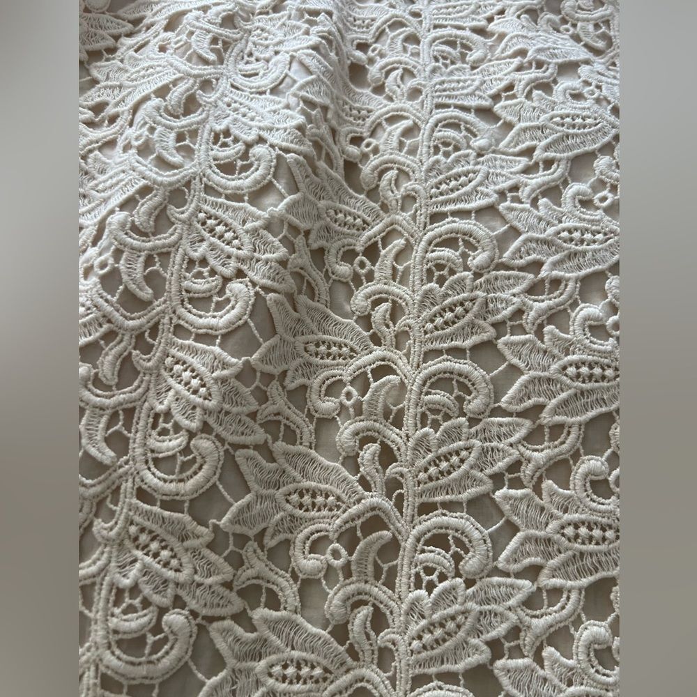 Talbots Cream Lace Pencil Skirt, Spring, Size 18W - Picture 2 of 6